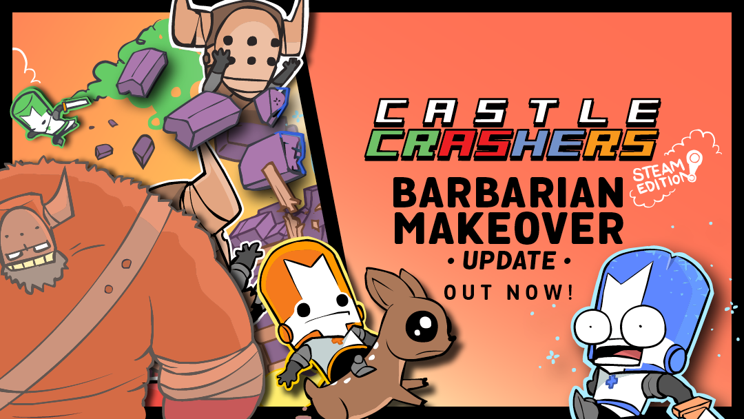 Castle crashers xbox 360. Barbarian Castle Crashers Remastered. Castle Crashers Remastered - back off Barbarian.